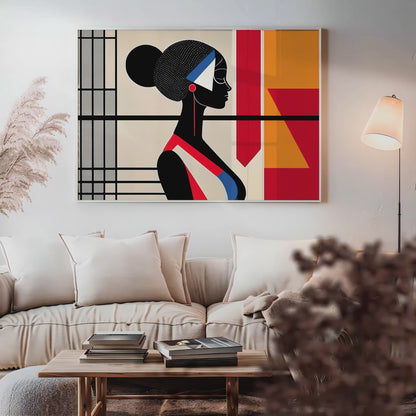 Geometry & Grace – Luxury Framed Glass Art