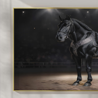 Spotlight Elegance – Percheron in the Arena