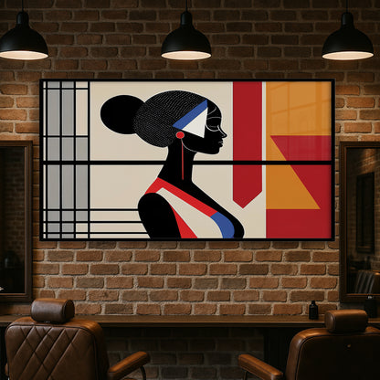 Geometry & Grace – Luxury Framed Glass Art