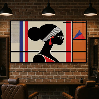 Profile in Strength – Luxury Framed Glass Art