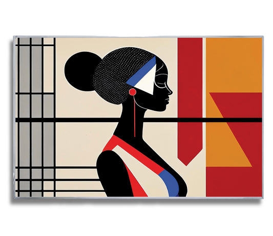Geometry & Grace – Luxury Framed Glass Art