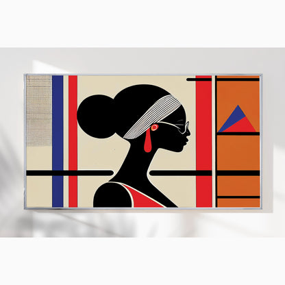 Profile in Strength – Luxury Framed Glass Art