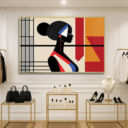 Geometry & Grace – Luxury Framed Glass Art